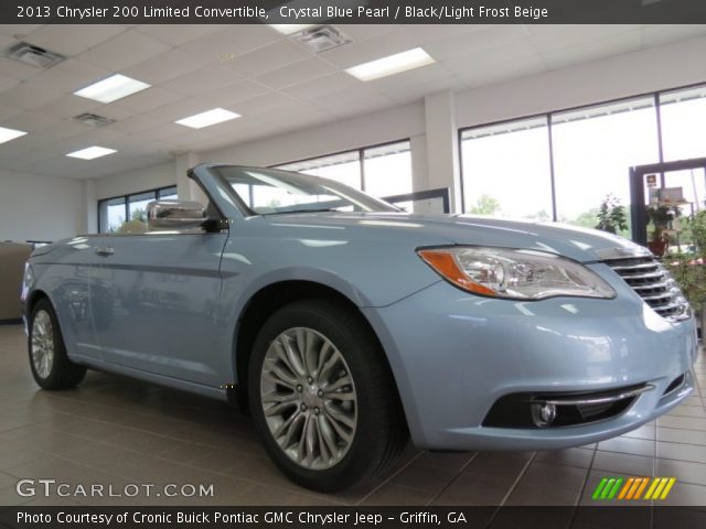 2013 Chrysler 200 Limited Convertible in Crystal Blue Pearl