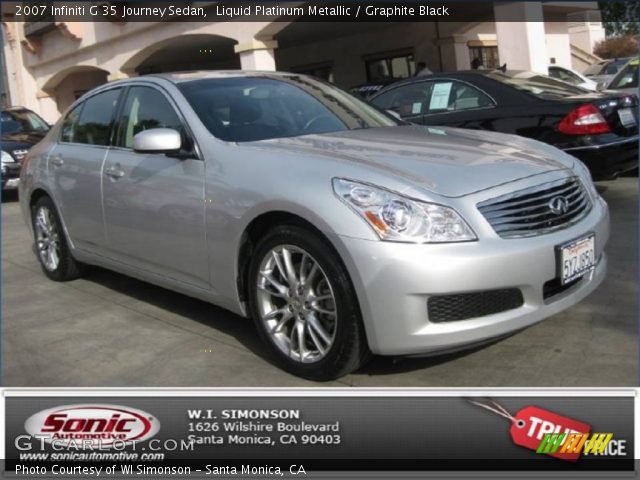 2007 Infiniti G 35 Journey Sedan in Liquid Platinum Metallic