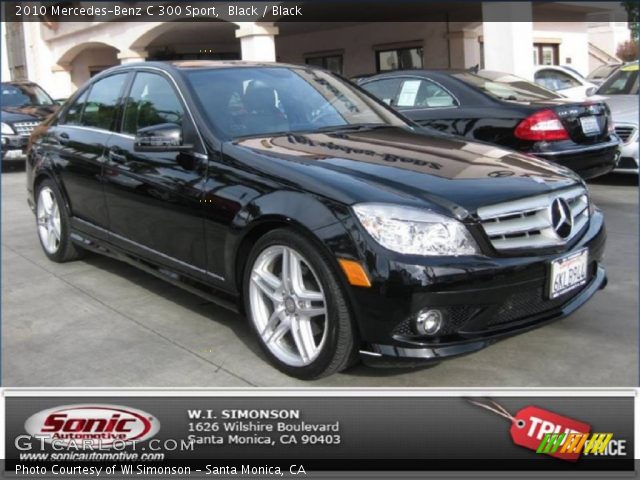 2010 Mercedes-Benz C 300 Sport in Black