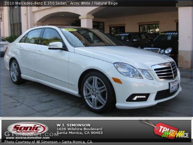 2010 Mercedes-Benz E 350 Sedan in Arctic White