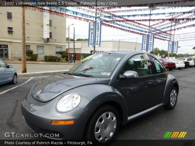 2007 Volkswagen New Beetle 2.5 Coupe in Platinum Grey