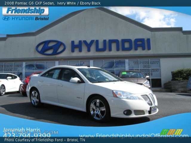 2008 Pontiac G6 GXP Sedan in Ivory White