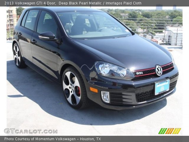 2013 Volkswagen GTI 4 Door in Deep Black Pearl Metallic