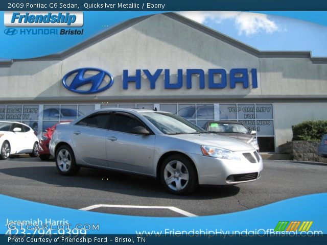 2009 Pontiac G6 Sedan in Quicksilver Metallic