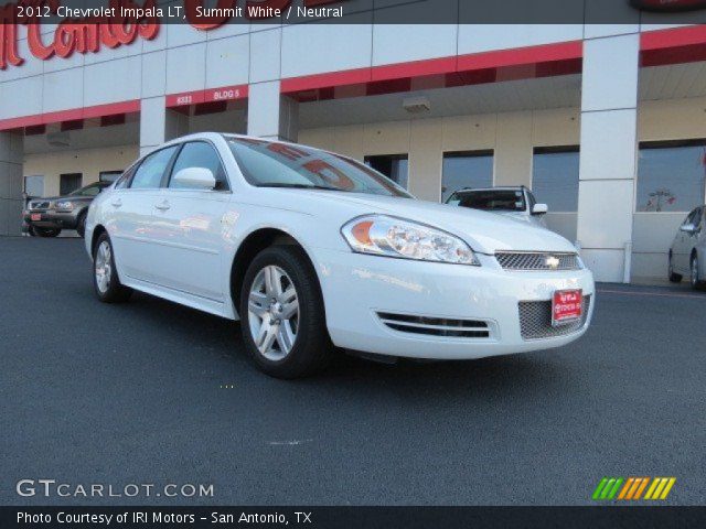 2012 Chevrolet Impala LT in Summit White