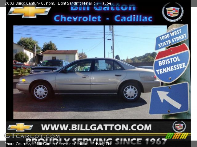2003 Buick Century Custom in Light Sandrift Metallic