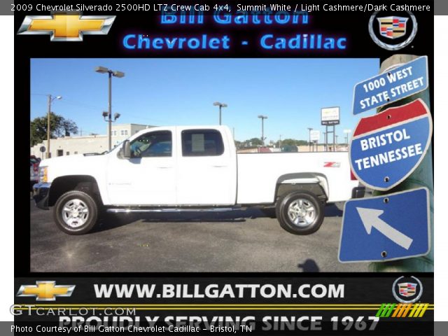 2009 Chevrolet Silverado 2500HD LTZ Crew Cab 4x4 in Summit White