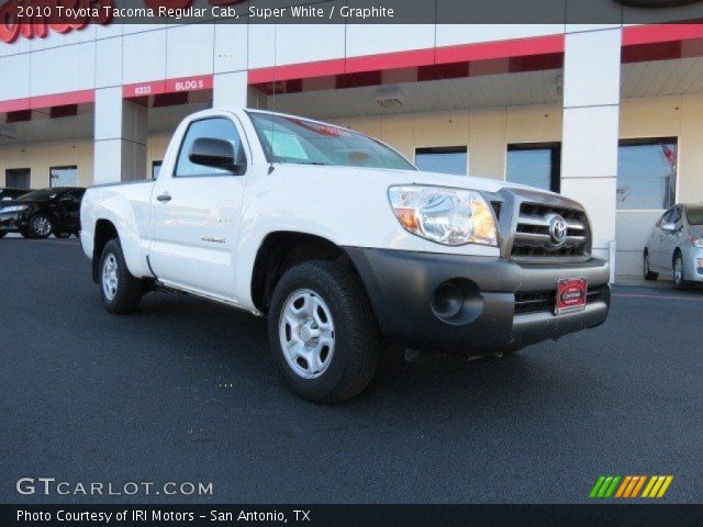 2010 Toyota Tacoma Regular Cab in Super White