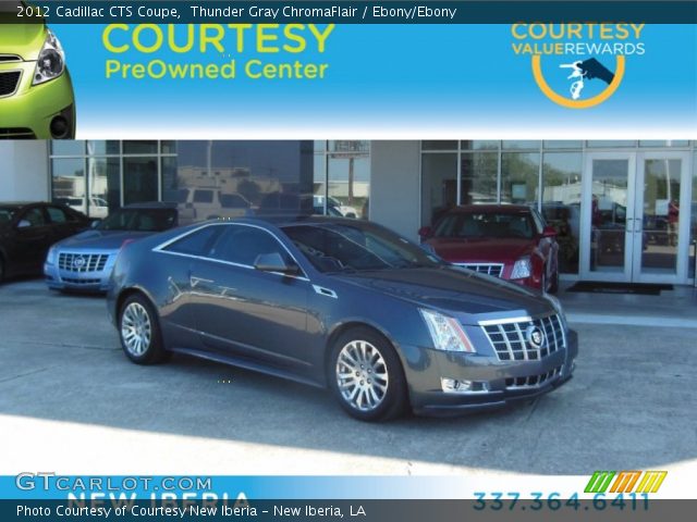 2012 Cadillac CTS Coupe in Thunder Gray ChromaFlair