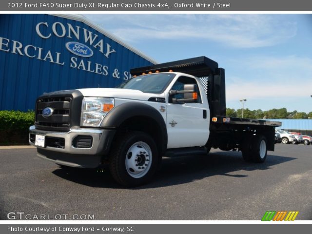 2012 Ford F450 Super Duty XL Regular Cab Chassis 4x4 in Oxford White