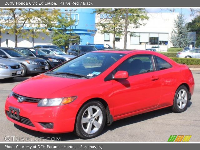 2008 Red honda civic coupe #3