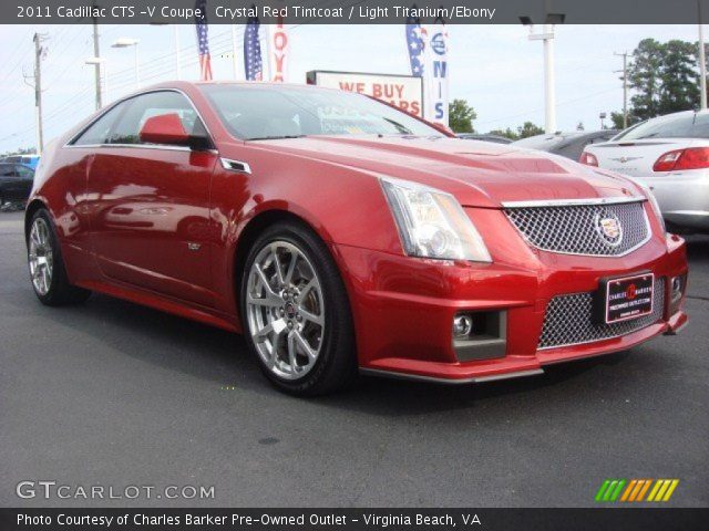2011 Cadillac CTS -V Coupe in Crystal Red Tintcoat