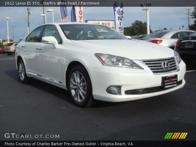 2012 Lexus ES 350 in Starfire White Pearl