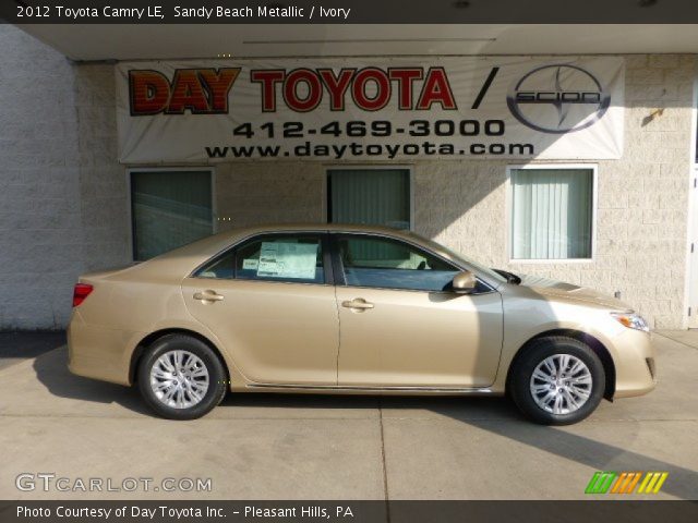 2012 Toyota Camry LE in Sandy Beach Metallic