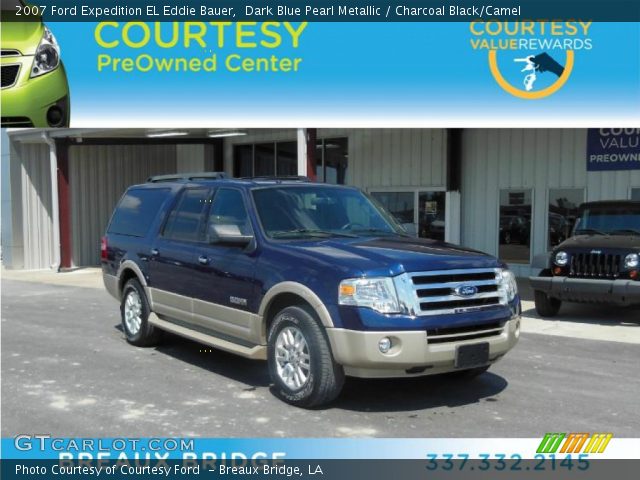 2007 Ford Expedition EL Eddie Bauer in Dark Blue Pearl Metallic