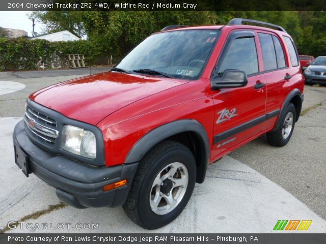 2004 Chevrolet Tracker ZR2 4WD in Wildfire Red