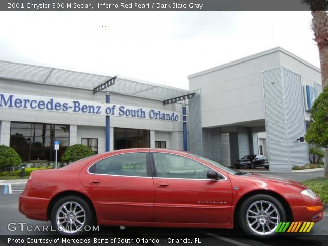 2001 Chrysler 300 M Sedan in Inferno Red Pearl