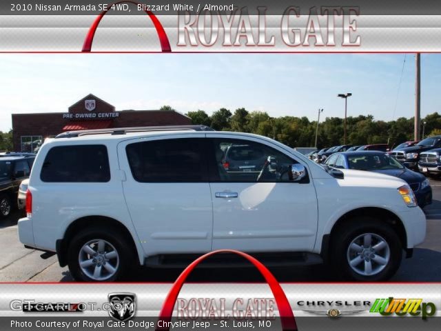 2010 Nissan Armada SE 4WD in Blizzard White