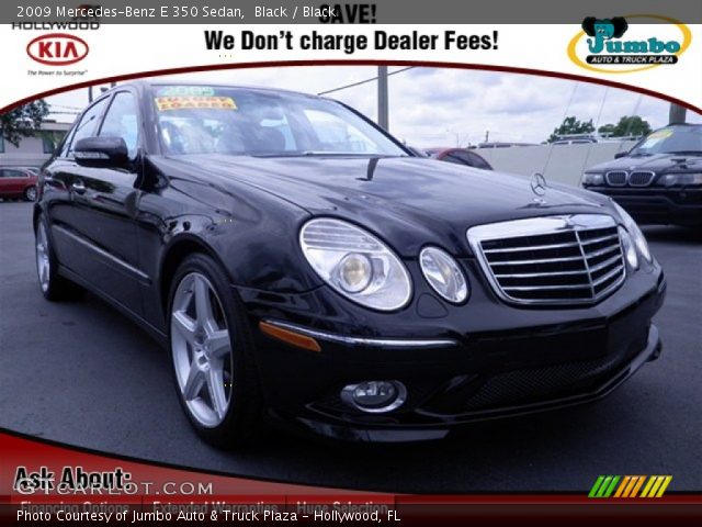 2009 Mercedes-Benz E 350 Sedan in Black
