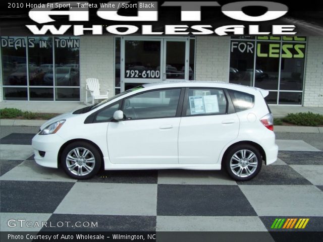2010 Honda Fit Sport in Taffeta White