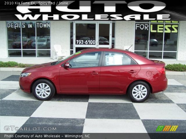 2010 Kia Forte EX in Spicy Red