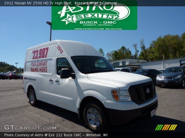 2012 Nissan NV 2500 HD SV High Roof in Blizzard White