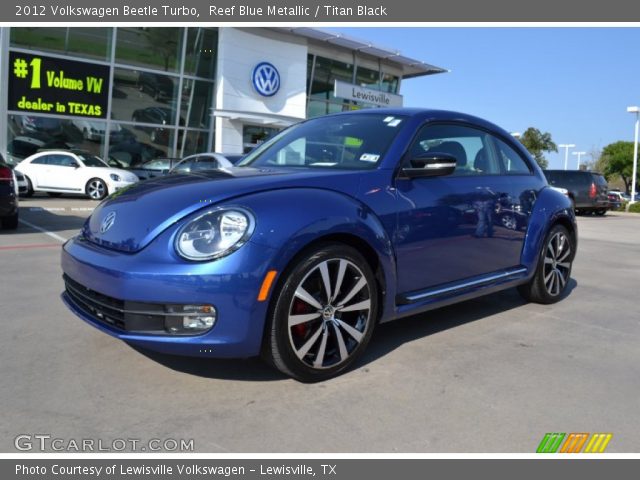 2012 Volkswagen Beetle Turbo in Reef Blue Metallic