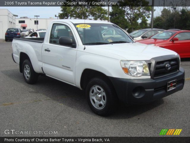 2006 Toyota Tacoma Regular Cab in Super White