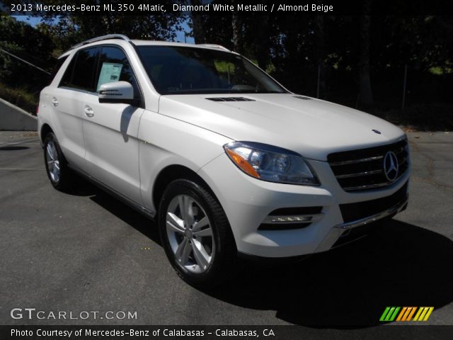 2013 Mercedes-Benz ML 350 4Matic in Diamond White Metallic