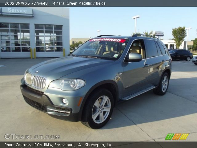 2009 BMW X5 xDrive48i in Mineral Green Metallic