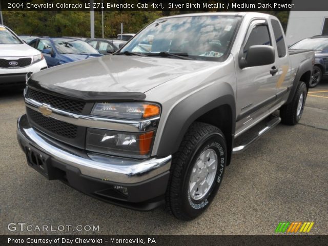 2004 Chevrolet Colorado LS Z71 Extended Cab 4x4 in Silver Birch Metallic