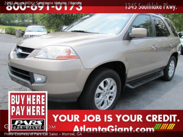 2003 Acura MDX  in Sandstone Metallic