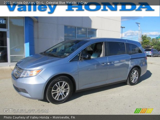 2011 Honda Odyssey EX-L in Celestial Blue Metallic