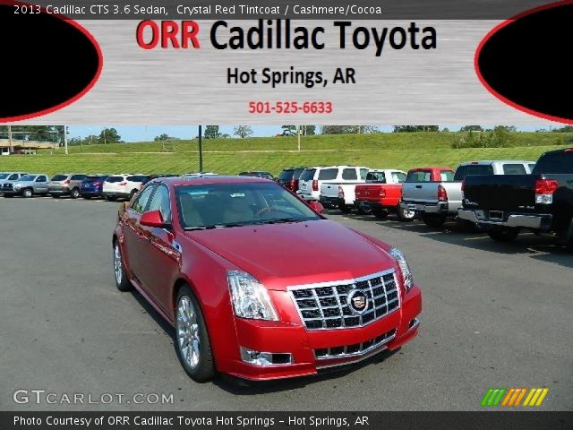 2013 Cadillac CTS 3.6 Sedan in Crystal Red Tintcoat