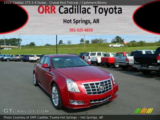 2013 Cadillac CTS 3.6 Sedan in Crystal Red Tintcoat