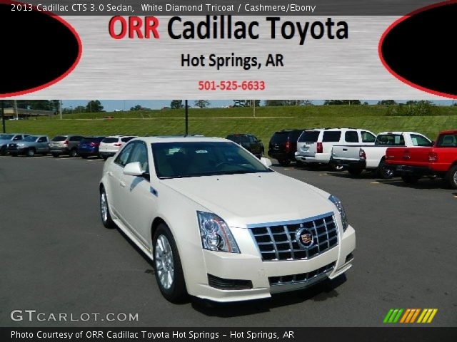 2013 Cadillac CTS 3.0 Sedan in White Diamond Tricoat