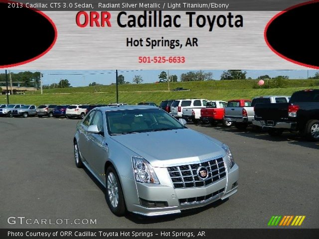 2013 Cadillac CTS 3.0 Sedan in Radiant Silver Metallic