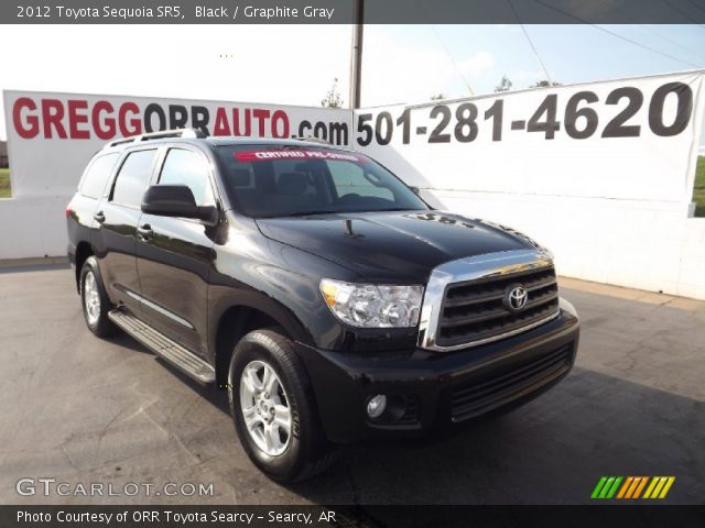 2012 Toyota Sequoia SR5 in Black