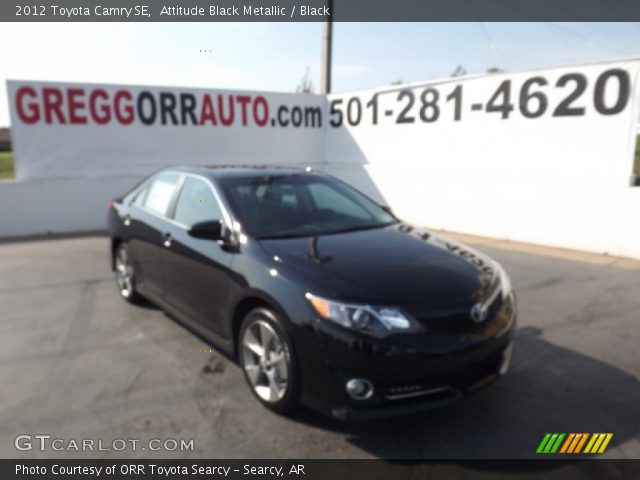 2012 Toyota Camry SE in Attitude Black Metallic