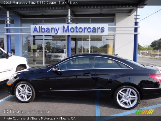 2013 Mercedes-Benz E 350 Coupe in Black