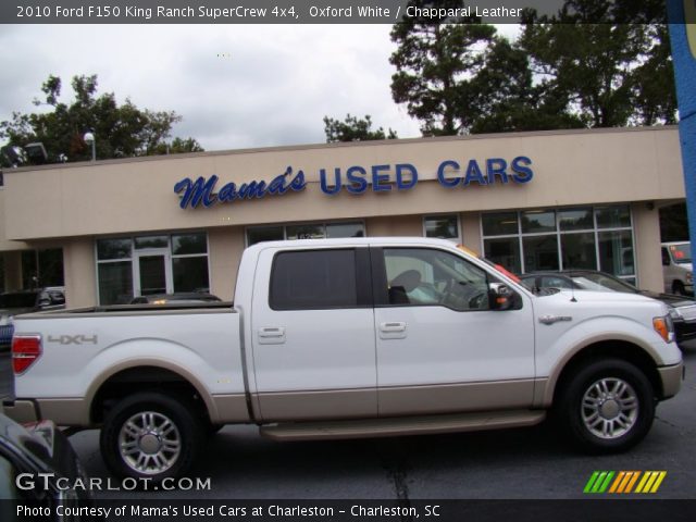 2010 Ford F150 King Ranch SuperCrew 4x4 in Oxford White