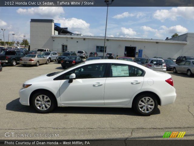 2012 Honda Civic LX Sedan in Taffeta White