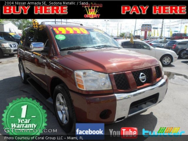 2004 Nissan Armada SE in Sedona Metallic