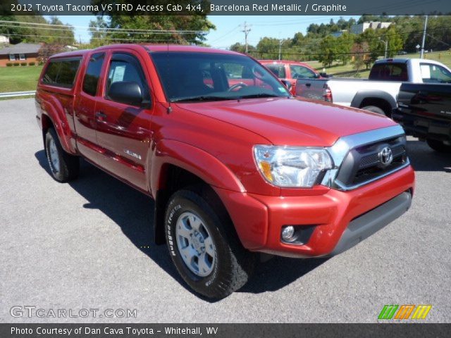 2012 Toyota Tacoma V6 TRD Access Cab 4x4 in Barcelona Red Metallic