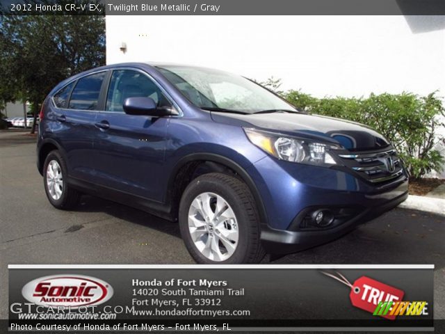 2012 Honda CR-V EX in Twilight Blue Metallic