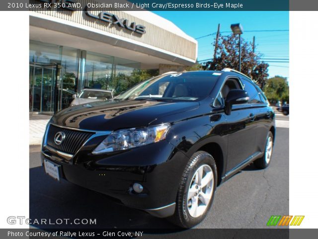 2010 Lexus RX 350 AWD in Obsidian Black