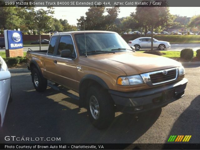 1999 Mazda B-Series Truck B4000 SE Extended Cab 4x4 in Aztec Gold Metallic