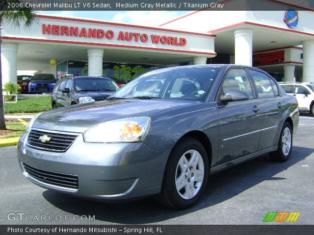 2006 Chevrolet Malibu LT V6 Sedan in Medium Gray Metallic