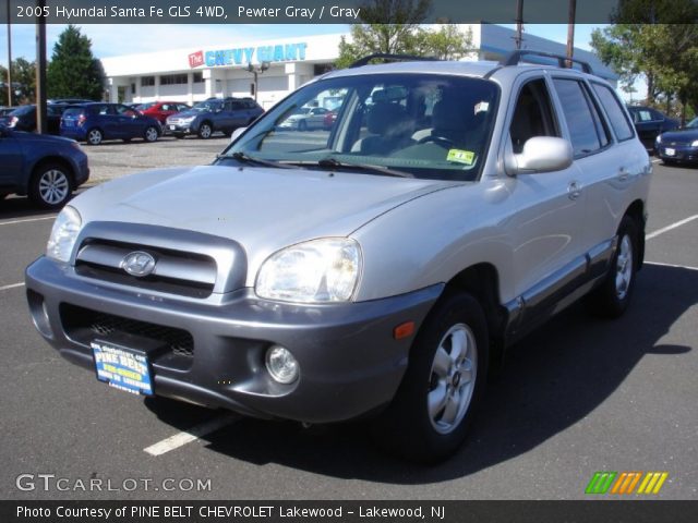 2005 Hyundai Santa Fe GLS 4WD in Pewter Gray