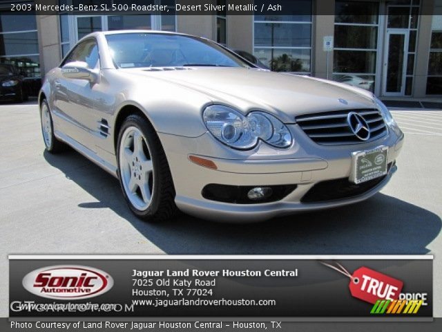 2003 Mercedes-Benz SL 500 Roadster in Desert Silver Metallic
